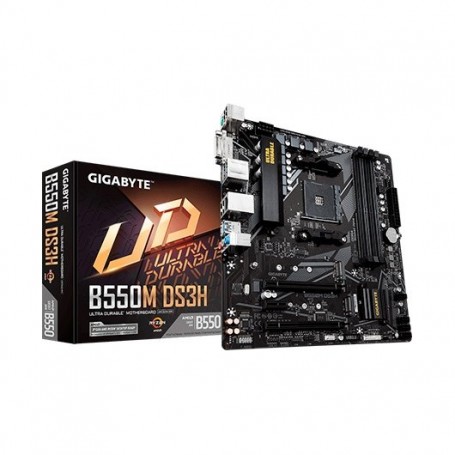 PLACA BASE GIGABYTE AM4 B550M DS3H