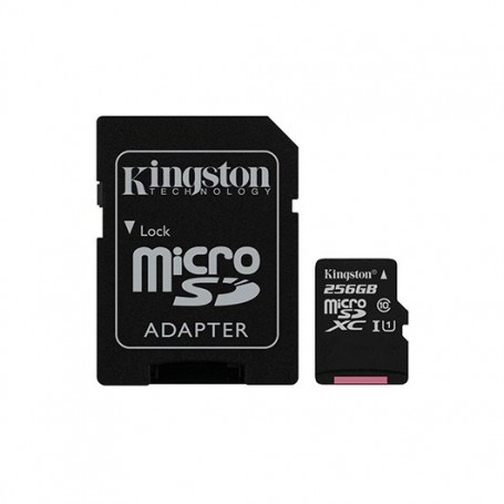 MEM MICRO SDXC 256GB KINGSTON CANVAS SELECTADAPT