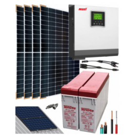 Kit Solar 1000W 12V 1.600Whdía Batería 250Ah 