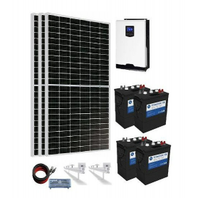 Kit Solar 1000W 12V 1.600Whdía Batería 250Ah 