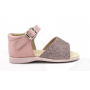 SANDALIA GLITTER ROSA