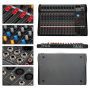 Depusheng DA12 Consola mezcladora de sonido estéreo profesional