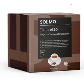 Solimo Nespresso Compatible Ristretto Cápsulas