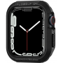 Spigen Rugged Armor para Apple Watch 7 45mm 6 SE 5 4 44mmm, Carcasa TPU Flexible Compatible con iWatch - Negro