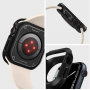 Spigen Rugged Armor para Apple Watch 7 45mm 6 SE 5 4 44mmm, Carcasa TPU Flexible Compatible con iWatch - Negro