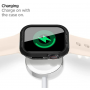 Spigen Rugged Armor para Apple Watch 7 45mm 6 SE 5 4 44mmm, Carcasa TPU Flexible Compatible con iWatch - Negro