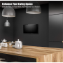 Invision 17-27 Pulgadas Soporte Monitor Pared y Soporte TV, VESA 75x75mm y 100x100mm con Brazo de Resorte de Gas