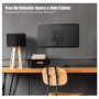 Invision 17-27 Pulgadas Soporte Monitor Pared y Soporte TV, VESA 75x75mm y 100x100mm con Brazo de Resorte de Gas