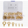 KINDPMA 150Pcs Terminales Faston Redondos