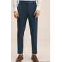 Pantalón traje slim fit lana