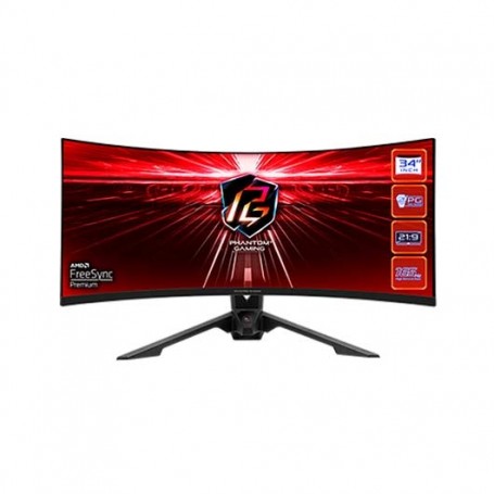 MONITOR LED 34 ASROCK PG34WQ15R3A GAMING CURVO