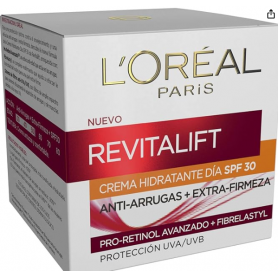 L'Oreal Paris Revitalift Crema de Día Anti-edad Hidratante con Protección Solar