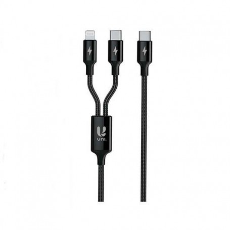 CABLE UNI USB TIPOC A USB TIPOC Y LIGHTNING