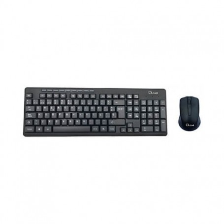 TECLADO RATON L LINK KIT WIFI LL KB 555 NEGRO